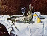Edouard Manet Stilleben mit Lachs USA oil painting artist